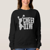 Cheer Diva  Cheerleading Cheerleader Trui (Voorkant)