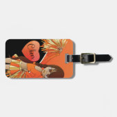 Cheer Diva Oranje Cheerleader Bagagelabel (Voorkant horizontaal)