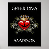 CHEER DIVA POSTER PERSONALIZE (Voorkant)