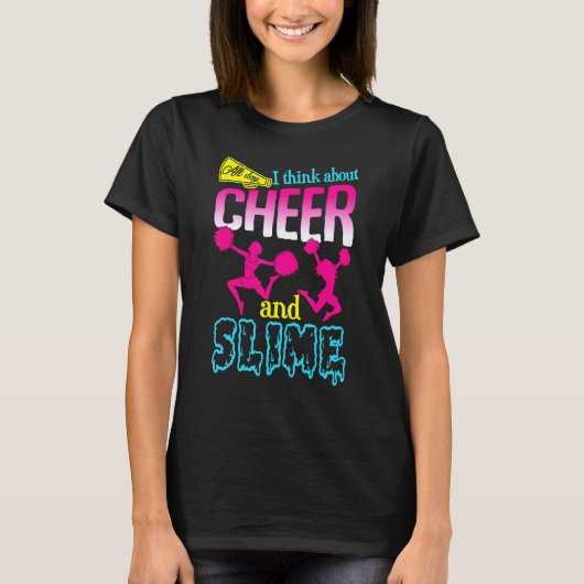 Cheer en Slime Cheerlead Quote T-shirt (Voorkant)