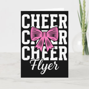 Cheer Flyer Coquette Cheerleading Flyer Kaart