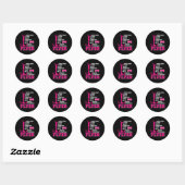 Cheer Flyer Definitie Cheerleading Flyer _2 Ronde Sticker (Vel)