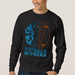 Cheer Football Cheerleading mama van beide Bun Trui
