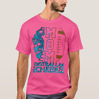 Cheer Football Cheerleading Moeder Van Beide Romme T-shirt