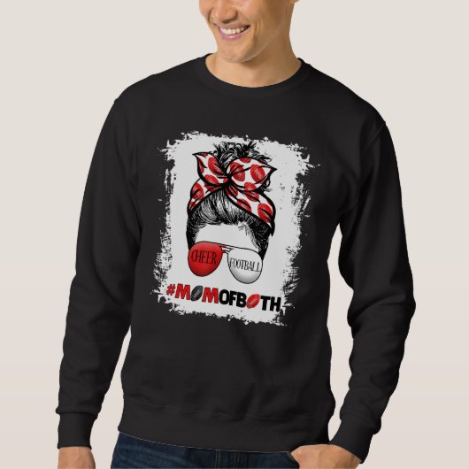 Cheer Football Cheerleading Moeder Van Beide Wanor Trui (Voorkant)