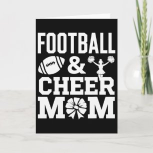 Cheer Footll Cheerleading Moeder Van Beide Rommeli Kaart