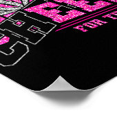 Cheer For The Breast Cancer Awareness Cheer Mom Ma Poster (Hoek)
