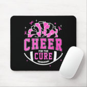 Cheer For The Breast Cancer Awareness Cheerleader  Muismat (Met muis)