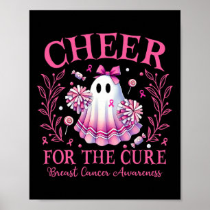 Cheer for the Cure Cheerleader borstkanker Hallo Poster