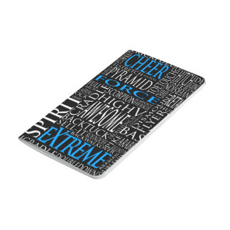 Cheer Force eXtreme Word Cloud Pocket-laptop Journal