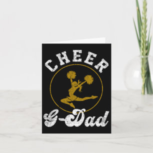 Cheer G Dad Cheerleading Lover Vaders Dag Kaart