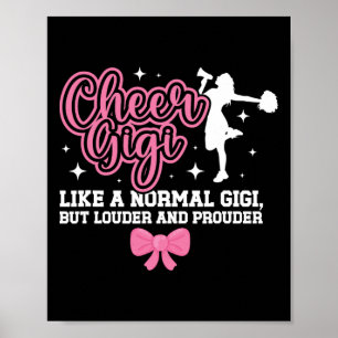 Cheer Gigi Definitie Cheerleading Gigi Cheerleader Poster