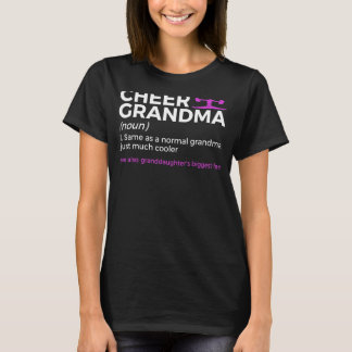 Cheer Grandma Definition Granddochter's grootst F T-shirt