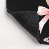 Cheer Happy New Year Coquette Bow Champagne New Ye Muismat (Hoek)