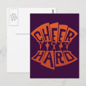 CHEER HARD BRIEFKAART (Voorkant / Achterkant)