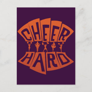 CHEER HARD BRIEFKAART