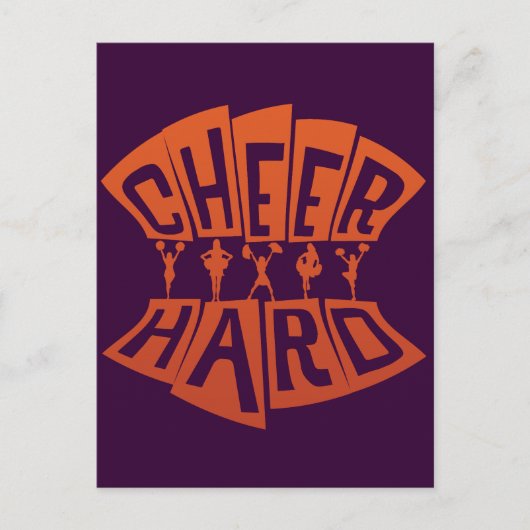 CHEER HARD BRIEFKAART (Voorkant)