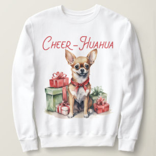 Cheer Hua Hua Schattige Chihuahua Kersttrui Trui