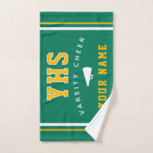 Cheer Icon, Aangepaste Naam & School, Cheer Team C Handdoek (Handdoek)