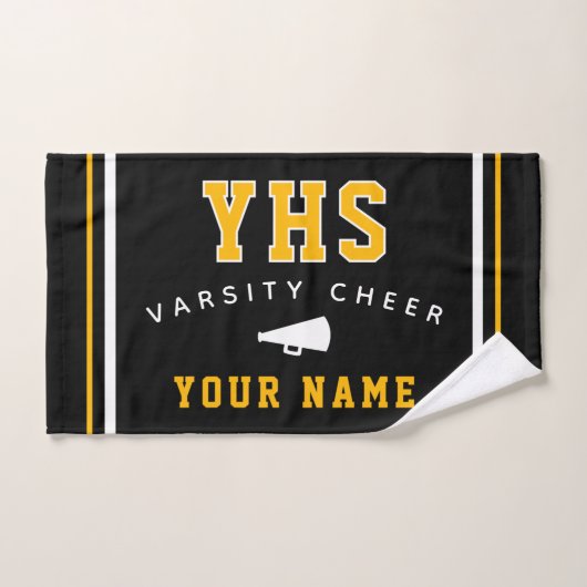 Cheer Icon, Aangepaste Naam & School, Cheer Team C Handdoek (Handdoek)