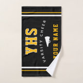 Cheer Icon, Aangepaste Naam & School, Cheer Team C Handdoek (Handdoek)