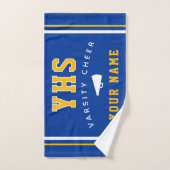 Cheer Icon, Aangepaste Naam & School, Cheer Team C Handdoek (Handdoek)