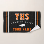 Cheer Icon, Aangepaste Naam & School, Cheer Team C Handdoek (Handdoek)