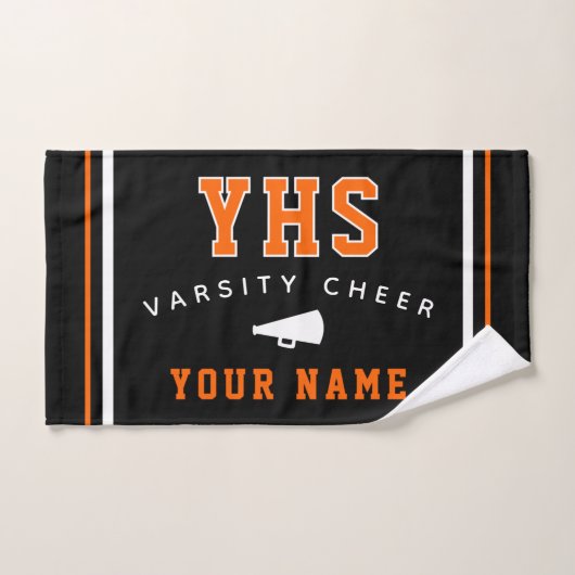 Cheer Icon, Aangepaste Naam & School, Cheer Team C Handdoek (Handdoek)