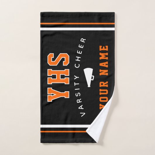 Cheer Icon, Aangepaste Naam & School, Cheer Team C Handdoek (Handdoek)