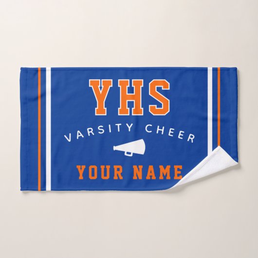 Cheer Icon, aangepaste naam & school, cheerteamcad Handdoek (Handdoek)