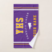 Cheer Icon, aangepaste naam & school, cheerteamcad Handdoek (Handdoek)