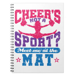 Cheer is geen sport grappige Cheerlead Cheerleader Notitieboek