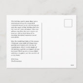 Cheer is nu vanaf hier vakantie verhuisaankondigin feestdagenkaart (Achterkant)