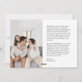 Cheer is nu vanaf hier vakantie verhuisaankondigin feestdagenkaart (Achterkant)