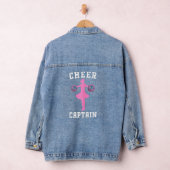 Cheer Kapitein Cheerlead Practice Cheerleader Le Denim Jacket (Hangar)