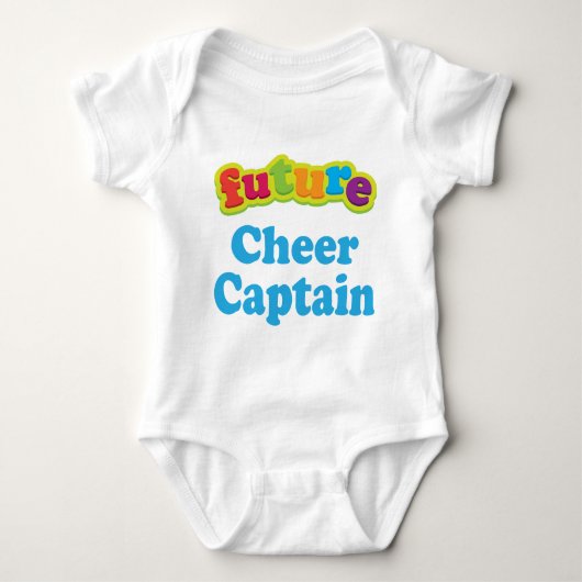 Cheer Kapitein (Future) Baby Baby T-Shirt (Voorkant)