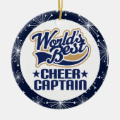 Cheer Kapitein Gift Ornament (Voorkant)
