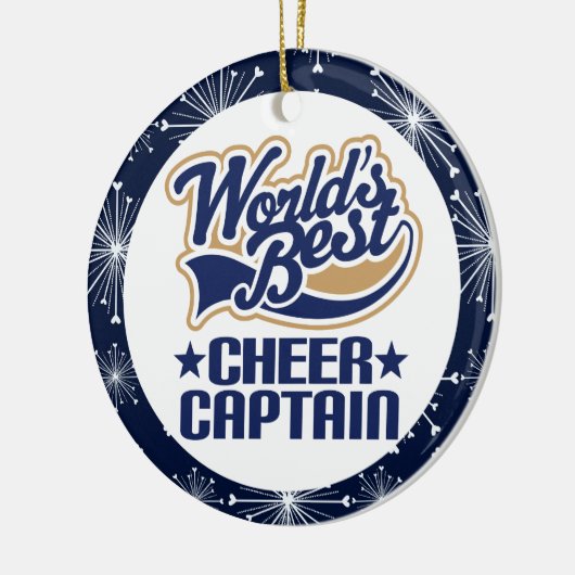 Cheer Kapitein Gift Ornament (Links)