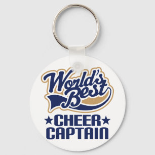Cheer Kapitein Gift Sleutelhanger