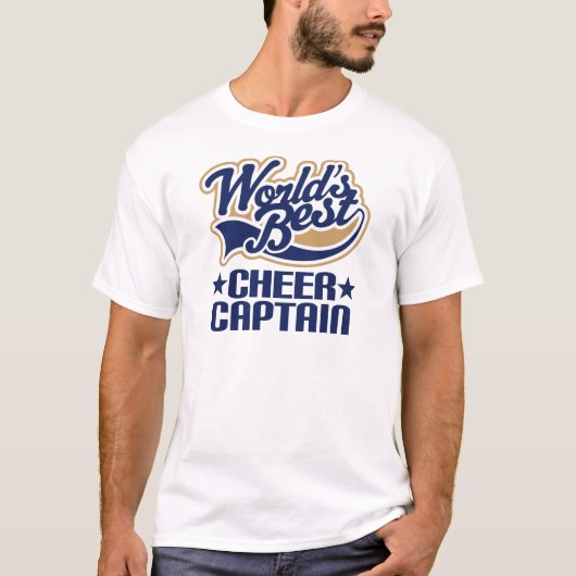 Cheer Kapitein Gift T-shirt (Voorkant)