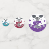 Cheer-leading Girls Verjaardagsfeest Confetti (Voorkanten)