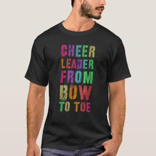Cheer Leider Van Bow Naar Teen Cheerleading Team C T-shirt