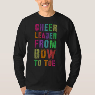 Cheer Leider Van Bow Naar Teen Cheerleading Team C T-shirt