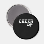 Cheer Life Cheerleader Sport turnen anfeuern Magneet (Voorkant / Achterkant)