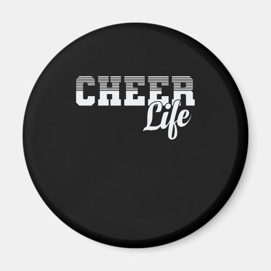 Cheer Life Cheerleader Sport turnen anfeuern Magneet (Voorkant)