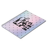 Cheer Life Glamoureus Cheerlead Star Gradient Notitieboek (Linkerzijde)