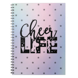 Cheer Life Glamoureus Cheerlead Star Gradient Notitieboek