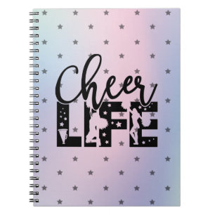 Cheer Life Glamoureus Cheerlead Star Gradient Notitieboek