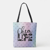 Cheer Life Glamoureus Cheerlead Star Gradient Tote Bag (Achterkant)