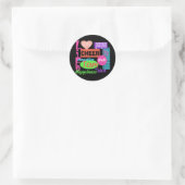 Cheer Life Ronde Sticker (Tas)